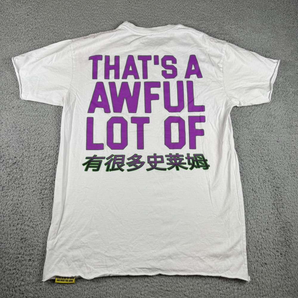 That's A‎ Awful Lot of Cough Syrup Slimes Men's Shirt Large - Picture 2 of 5